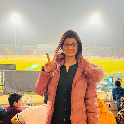 Sports Anchor at @kay2tv | Covered ICC Mens T20 WC's 2021 & 2022 | First Female Media Manager of cricket franchise in 🇵🇰 l @TigersofKPL