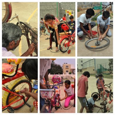 Loose group of volunteers that coordinates repair café workshps across Bengaluru, Hyderabad, and Mumbai 
Collaborates with LC, Sion; environmentalists.