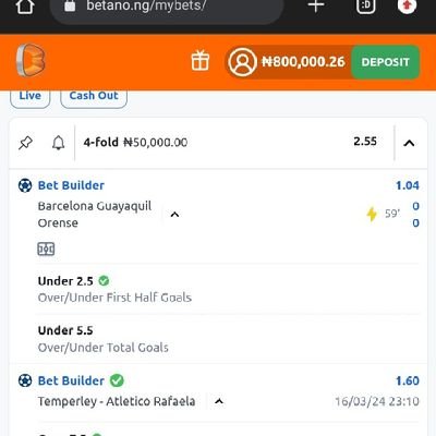 A BOOMLORD 👑 on BETANO and other useful Sports Betting Platforms 💪💪.
Follow me let's grow richer together.