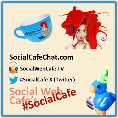 Original & first #SocialCafe by @SocialWebCafe  Tues 5p PT / 8p ET for Chat & 30 min later, simultaneous Hangout!  #innovation #authentic One of Oldest Chats