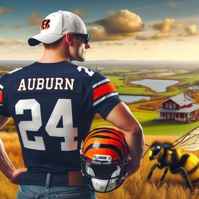 Auburn Tigers (5x Nat'l Football Champs), Woodford Jackets, Cincinnati Bengals #NASCAR #AEW #WarEagle #HailWoodford #WhoDey #GoReds #GoBraves #GoStros