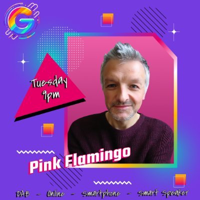 Presenting Pink Flamingo on #LGBTQ+ radio station @GlitterbeamUK 
Tuesdays 9-11pm
(he/him)  
🎧 📻 🏳️‍🌈 🏳️‍⚧️