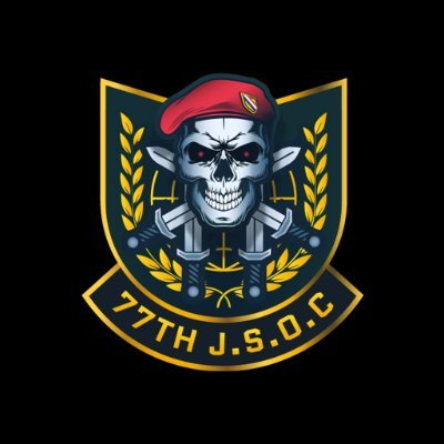 77thJSOC's profile picture. Welcome to the 77th Joint Special Operations Command (77th JSOC).

We are a Tactical Realism Unit made up of people from all around the globe.