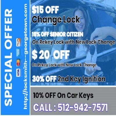 No matter where you are in Georgetown, TX, a locksmith is near me; service is what we come for.