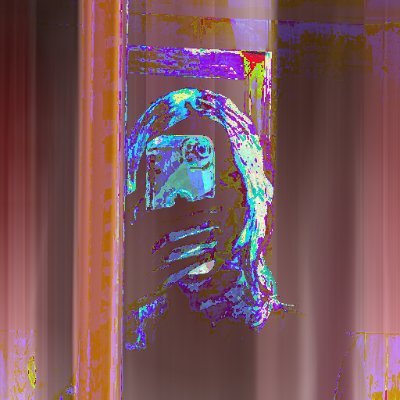 the_keyring's profile picture. ★ it/its, 21 ★ abstract artist ★ queer, intersex, disabled, nonhuman, and plural robot girl-dog ★ crypto shills get lost