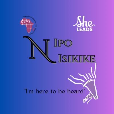 A platform that encourages adolescent girls and young women to participate in decision making spaces.

#sheleads #niponisikike