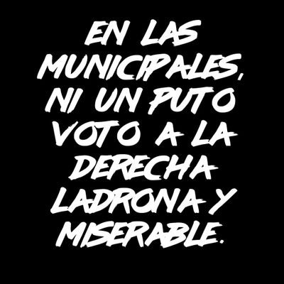 Zurdo,q perdió sus 6 mil seguidores, por combatir a los fachos CORRUPTOS. la tarea es ganar las elecciones, no más DERECHA LADRONA. BORIC mi PRESIDENTE.