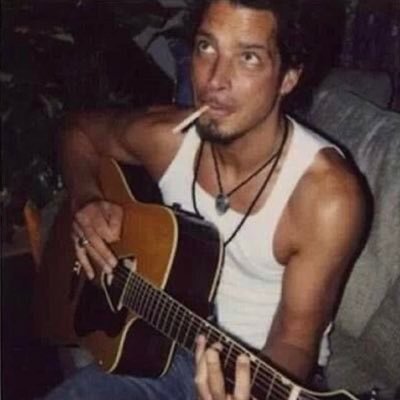 chris cornell is sexy, life is good! #1 stevie ray vaughan and jeff ament basketball fan