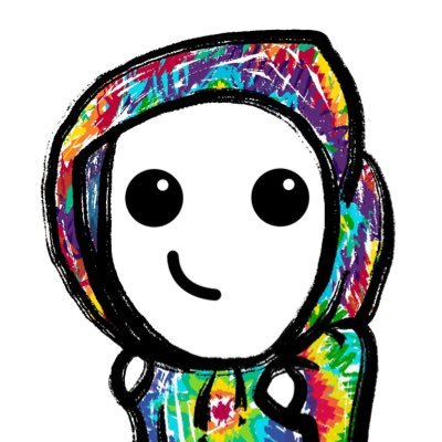good vibe art by @Sartoodles. just for the love and fun of hoodies