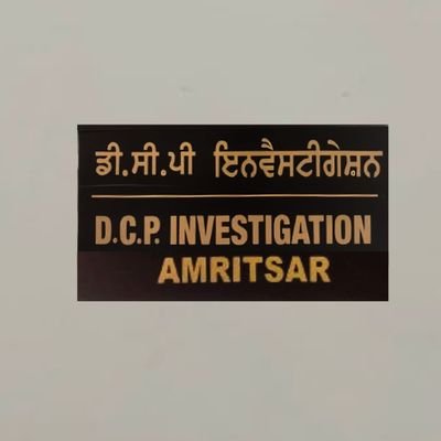 Official account of DCP Detective, Amritsar.@cp_amritsar_police. In case of any Emergency call 112.