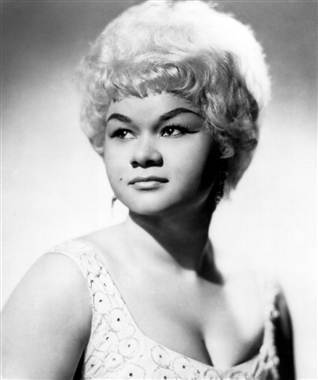 Etta James – died at age 73 (January 25, 1938 — January 20, 2012) She is regarded as having bridged the gap between rhythm and blues and rock and roll.