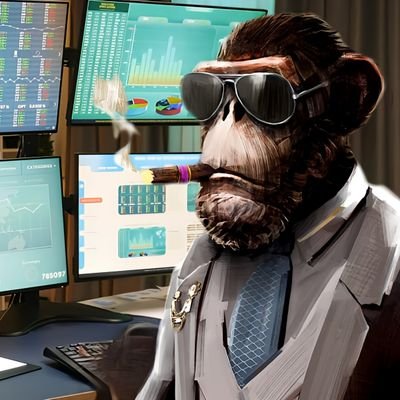 The ape that's all about business. Running a bank, a jazz club, a coffee shop, collecting art, just living like a complete Doork in The Ape Society on Cardano.