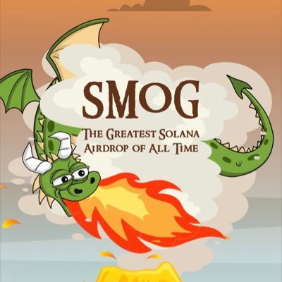 ONE MEMECOIN TO RULE THEM ALL! 6- The greatest #SOL Airdrop of all time! 🐉 Join the Smog airdrop now! BUY $SMOG ON OUR WEBSITE FOR 10% DISCOUNT 🔥