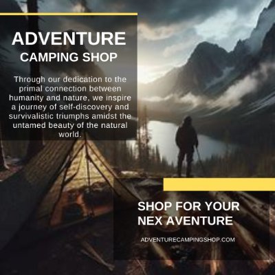 AdventurecampSP's profile picture. Something wild and wonderful is brewing at our camping store. Get ready to gear up for epic outdoor escapades under starlit skies.