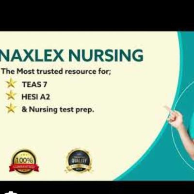 My Aim is to help Nurse students to pass there exams,for ATI TEAS 7 .Exact Questions and Answers /HESI A2 /NCLEX RN/PN Study group don't hesitate from dm me .