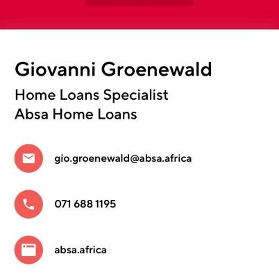 Inbox for more information regarding homeloans