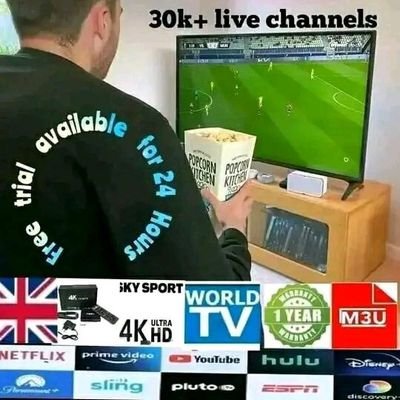 IPTV For UK-USA & WORLD WIDE  for all Devices, contact via DM or Whatsapp