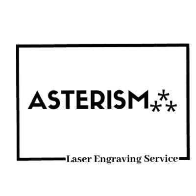 レーザー刻印サービスを提供しています ご依頼はDMまでお願いします asterism.l.e.s@gmail.com