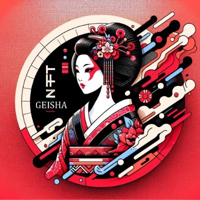 This is a group of geisha fascinated by the world of blockchain technology. 111 NFT Collection