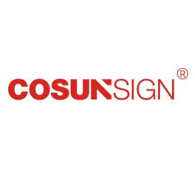 COSUN SIGN is one of the biggest sign manufacturers in China, with over 20 years experience and UL listed!
