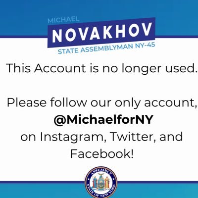 This Account is no longer used. Please follow our only account, @MichaelforNY on Instagram, Twitter, and Facebook!