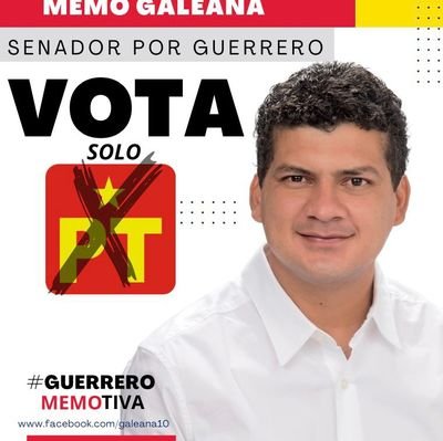Candidato a SENADOR del estado de Guerrero, por el Partido del Trabajo (PT). ❤️💛 Vota solo PT⭐.