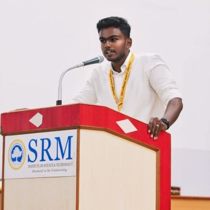 CONVENOR|Paarivendhar Students Tamil Association|SRMIST.