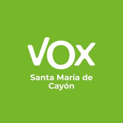 Cuenta oficial de Vox Sta Mª de Cayón.
https://t.co/KUvv23RXyx