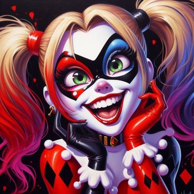 Harley Quinn fan
I relax watching wrestling and playing video games and reading comic book. 
I started collecting Harley Quinn stuff. also make ai generated art