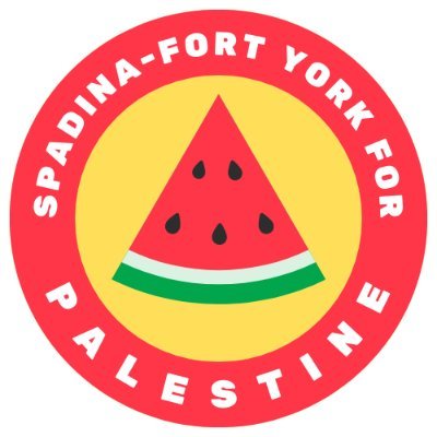 Neighbours in Spadina-Fort York Toronto unite for a free Palestine. Check out our linktree for ways to get involved!🍉