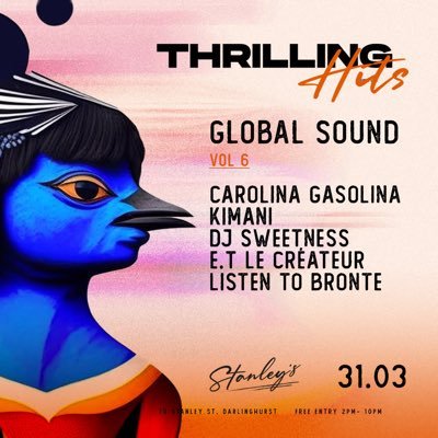 ThrillingHits Presents; Global Sound Vols 6 at 79 Stanley Street, Darlinghurst NSW