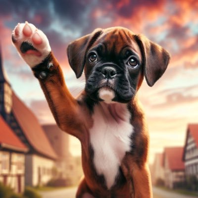 Boxer living in a world being destroyed by Pitbulls and (((them.))) WHITE POWER! 🤍 o/ #DogRight