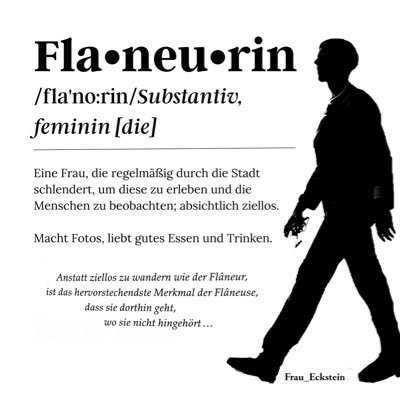 Flaneurin * in :in *