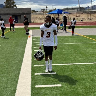 c/o 30’🎓| WR/DB | 12 | 5’1 | 93lbs| Las Vegas📍| contact- 702-337-1417 | parents contact- 725-200-1943 |