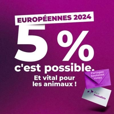 Candidat Européennes 2024 au Parti animaliste. 
L'Humanisme doit s'élargir à l'Animalisme.
Trans-partisans car l'urgence animale est au-dessus des partis.