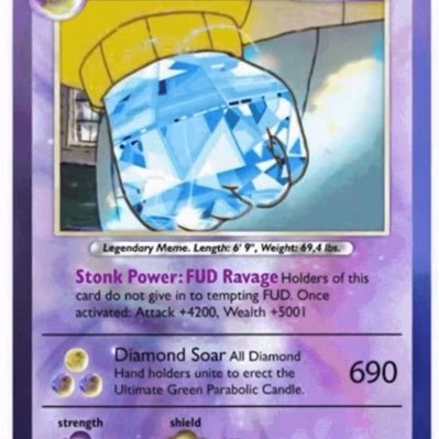 HandsDiamondsol's profile picture. DIAMOND HANDS ON SOLANA. ANYONE ELSE NGMI