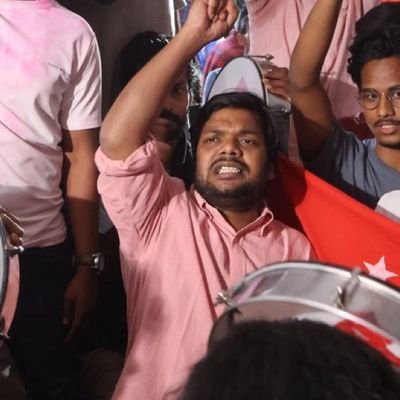 Former President, JNU Students’ Union Cultural and Political Activist, All India Students’ Association (@AISA_tweets), Research Scholar, JNU.