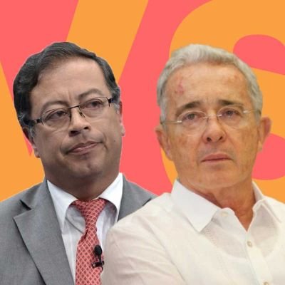 Alvaro Uribe Vs Gustavo Petro