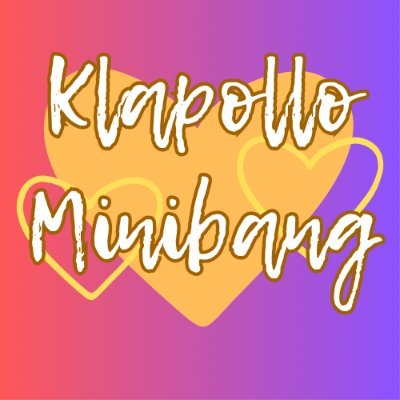 Official Twitter for the 2024 Klapollo Minibang. Check the Tumblr for Rules, FAQ, and Schedule info!