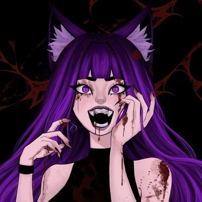 Come hangout in the basement with your digital big sister 😊Chill vibes & random games 💜🐾😼🥸🍃 #weedtuber 🔞 #lewdtuber pfp & banner by @chaosquish on insta