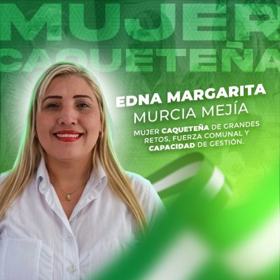 Mujer caqueteña de grandes retos, fuerza comunal y capacidad de gestión.