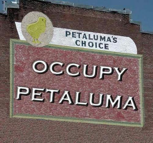 We are Occupy Petaluma. Part of the #OccupyWallSt movement to struggle for political and economic systems that respect all people and the earth.