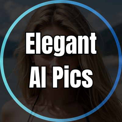 I create elegant images of women with AI (Artificial Intelligence). The women are entirely AI-generated and do not exist in reality.