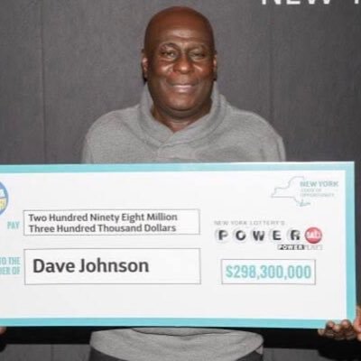 I'm Dave Johnson the Winner of the Powerball lottery with the winning amount of $298.3 million I'm giving out $500,000 to the first 200 followers.