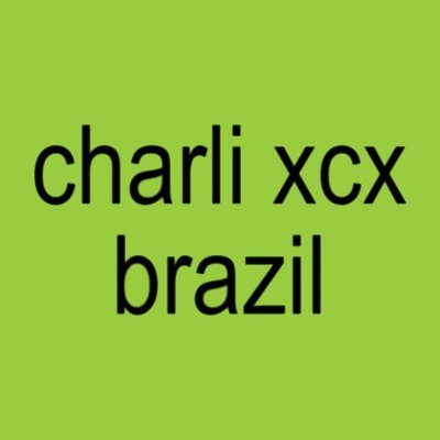 CharliXCXBrazil Profile Picture