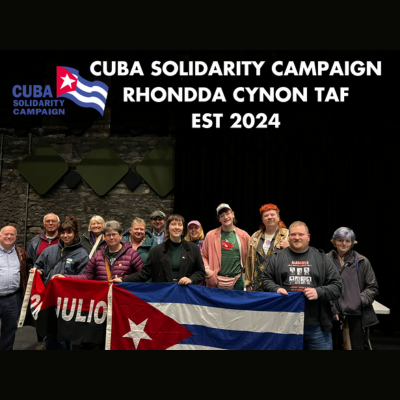 We are the Rhondda Cynon Taf branch of @cymrucubacsc 🇨🇺✊🏴󠁧󠁢󠁷󠁬󠁳󠁿
