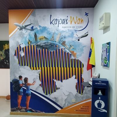 Agencia de Viajes Kapui Wan ✈  
Emp La Cascada Piso 3-6 Mir/Vzla viajeskapuiwan@gmail.com 📞0212-3831426 / 0424-2829616 RTN:12494 VT:3056 RIF J402114290