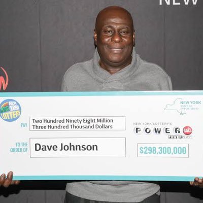 I’m Dave Johnson the winner of $298.3 million from powerball lottery. I am given out $900,000 to my first 3k followers