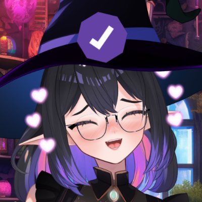 Twitch Partner | A clumsy witch VTuber selling potions by day & charming you with ASMR by night 🌙 | banner by @roary_roar