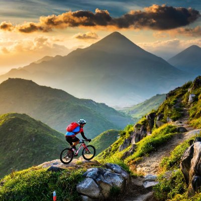 Experience the thrill of mountain biking through rugged terrain.